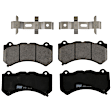 KIT-072924-2485 2-Wheel Set Front Brake Disc and Pad Kit, Cross-drilled and Slotted 5 Lugs 350 mm Ceramic, Includes (1) Brake Pad Set and (2) Brake Disc