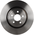 KIT-072924-2487 2-Wheel Set Front Brake Disc and Pad Kit, Plain Surface 5 Lugs 379.98 mm Ceramic, Includes (1) Brake Pad Set and (2) Brake Disc