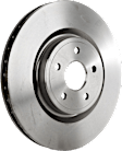 KIT-072924-2487 2-Wheel Set Front Brake Disc and Pad Kit, Plain Surface 5 Lugs 379.98 mm Ceramic, Includes (1) Brake Pad Set and (2) Brake Disc