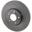 2019 Kia Sedona - 2-Wheel Set Brake Disc and Pad Kit, Plain Surface, 5 Lugs, 320.04 mm, Ceramic, 3.3L 6Cyl, Includes (2) Disc and (1) Pad Set