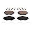 KIT-072924-2697 2-Wheel Set Front Brake Disc and Pad Kit, Plain Surface 5 Lugs 295.91 mm Ceramic, Includes (2) Brake Disc and (1) Brake Pad Set