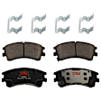 KIT-072924-2885 2-Wheel Set Front Brake Disc and Pad Kit, Plain Surface 5 Lugs 282.45 mm Semi-metallic, Includes (2) Brake Disc and (1) Brake Pad Set