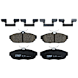 KIT-072924-2960 2-Wheel Set Rear Brake Disc and Pad Kit, Cross-drilled and Slotted 5 Lugs 300 mm Ceramic, Includes (1) Brake Pad Set and (2) Brake Disc