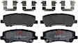 KIT-072924-2968 2-Wheel Set Rear Brake Disc and Pad Kit, Cross-drilled and Slotted 5 Lugs 330 mm Ceramic, Includes (2) Brake Disc and (1) Brake Pad Set