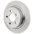 KIT-072924-3013 2-Wheel Set Rear Brake Disc and Pad Kit, Plain Surface 280 mm Semi-metallic, Includes (1) Brake Pad Set and (2) Brake Disc