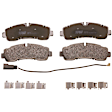 KIT-072924-3022 2-Wheel Set Rear Brake Disc and Pad Kit, Plain Surface 308 mm Ceramic, Includes (1) Brake Pad Set and (2) Brake Disc