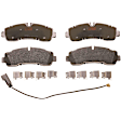KIT-072924-3023 2-Wheel Set Rear Brake Disc and Pad Kit, Plain Surface 308 mm Ceramic, Includes (1) Brake Pad Set and (2) Brake Disc