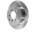 KIT-072924-3227 Rear Brake Disc and Pad Kit, Plain Surface 5 Lugs Ceramic