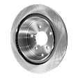 KIT-072924-3257 2-Wheel Set Rear Brake Disc and Pad Kit, Plain Surface 5 Lugs 308 mm Semi-metallic, Includes (1) Brake Pad Set and (2) Brake Disc