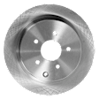 KIT-072924-3257 2-Wheel Set Rear Brake Disc and Pad Kit, Plain Surface 5 Lugs 308 mm Semi-metallic, Includes (1) Brake Pad Set and (2) Brake Disc