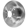 KIT-072924-3258 2-Wheel Set Rear Brake Disc and Pad Kit, Plain Surface 5 Lugs 308 mm Semi-metallic, Includes (1) Brake Pad Set and (2) Brake Disc