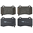 KIT-072924-3332 2-Wheel Set Rear Brake Disc and Pad Kit, Plain Surface 5 Lugs 329.95 mm Ceramic, Includes (1) Brake Pad Set and (2) Brake Disc