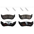 KIT-072924-3345 2-Wheel Set Rear Brake Disc and Pad Kit, Cross-drilled and Slotted 5 Lugs 285 mm Ceramic, Includes (1) Brake Pad Set and (2) Brake Disc