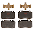 KIT-072924-3778 2-Wheel Set Front Brake Disc and Pad Kit, Plain Surface 5 Lugs 344.93 mm Ceramic, Includes (1) Brake Pad Set and (2) Brake Disc