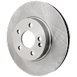 KIT-072924-3884 2-Wheel Set Front Brake Disc and Pad Kit, Plain Surface 5 Lugs 299.97 mm Semi-metallic, Includes (1) Brake Pad Set and (2) Brake Disc