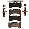 KIT-072924-3917 2-Wheel Set Front Brake Disc and Pad Kit, Plain Surface 5 Lugs 344.93 mm Semi-metallic, Includes (1) Brake Pad Set and (2) Brake Disc