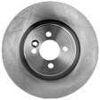 KIT-072924-4013 2-Wheel Set Front Brake Disc and Pad Kit, Plain Surface 4 Lugs 315.98 mm Ceramic, Includes (2) Brake Disc and (1) Brake Pad Set