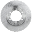 1999 Nissan Frontier - 2-Wheel Set Front Brake Disc and Pad Kit, Plain Surface, 6 Lugs, 259.84 mm, Semi-metallic, RWD, 2.4L 4Cyl, Includes (2) Disc and (1) Pad Set