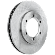 1999 Nissan Frontier - 2-Wheel Set Front Brake Disc and Pad Kit, Plain Surface, 6 Lugs, 259.84 mm, Semi-metallic, RWD, 2.4L 4Cyl, Includes (2) Disc and (1) Pad Set