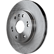 2011 GMC Sierra 1500 - Front Brake Disc and Pad Kit, Plain Surface, 6 Lugs, Ceramic