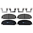 KIT-072924-4313 2-Wheel Set Front Brake Disc and Pad Kit, Plain Surface 5 Lugs 297.94 mm Ceramic, Includes (2) Brake Disc and (1) Brake Pad Set