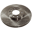 KIT-072924-4423 Front Brake Disc and Pad Kit, Plain Surface 5 Lugs Semi-metallic