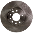 KIT-072924-4423 Front Brake Disc and Pad Kit, Plain Surface 5 Lugs Semi-metallic