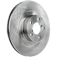 KIT-072924-4482 2-Wheel Set Front Brake Disc and Pad Kit, Plain Surface 5 Lugs 293.4 mm Ceramic, Includes (2) Brake Disc and (1) Brake Pad Set