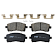 KIT-072924-4490 2-Wheel Set Front Brake Disc and Pad Kit, Cross-drilled and Slotted 5 Lugs 276.86 mm Ceramic, Includes (1) Brake Pad Set and (2) Brake Disc