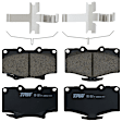 KIT-072924-4574 2-Wheel Set Front Brake Disc and Pad Kit, Plain Surface 6 Lugs 296.93 mm Ceramic, Includes (2) Brake Disc and (1) Brake Pad Set