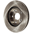 2008 Toyota RAV4 - 2-Wheel Set Front Brake Disc and Pad Kit, Plain Surface, 5 Lugs, 275.08 mm, Ceramic, For Models Without 3rd Row Seat, 2.4L 4Cyl, Includes (2) Disc and (1) Pad Set