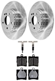 KIT-072924-4764 2-Wheel Set Rear Brake Disc and Pad Kit, Plain Surface 5 Lugs 290.07 mm Semi-metallic, Includes (2) Disc and (1) Pad Set