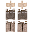 KIT-072924-4785 2-Wheel Set Rear Brake Disc and Pad Kit, Plain Surface 5 Lugs 299.97 mm Semi-metallic, Includes (1) Brake Pad Set and (2) Brake Disc