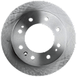 KIT-072924-484 4-Wheel Set Front and Rear Brake Disc and Pad Kit, Plain Surface 8 Lugs 355.09 mm Ceramic, Includes (2) Brake Disc and (1) Brake Pad Set