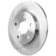 KIT-072924-5146 2-Wheel Set Rear Brake Disc and Pad Kit, Plain Surface 5 Lugs 278.89 mm Ceramic, Includes (2) Disc and (1) Pad Set