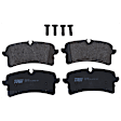 KIT-072924-5213 2-Wheel Set Rear Brake Disc and Pad Kit, Plain Surface 5 Lugs 329.95 mm Semi-metallic, Includes (1) Brake Pad Set and (2) Brake Disc