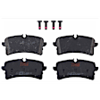KIT-072924-5215 2-Wheel Set Rear Brake Disc and Pad Kit, Plain Surface 5 Lugs 329.95 mm Semi-metallic, Includes (1) Brake Pad Set and (2) Brake Disc