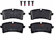 KIT-072924-5220 2-Wheel Set Rear Brake Disc and Pad Kit, Cross-drilled and Slotted 5 Lugs 329.95 mm Semi-metallic, Includes (1) Brake Pad Set and (2) Brake Disc