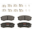 KIT-072924-5442 2-Wheel Set Rear Brake Disc and Pad Kit, Plain Surface 5 Lugs 329.44 mm Ceramic, Includes (1) Brake Pad Set and (2) Brake Disc