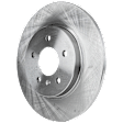 KIT-072924-616 Rear Brake Disc and Pad Kit, Plain Surface 5 Lugs Ceramic FWD