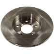 KIT-072924-660 2-Wheel Set Rear Brake Disc and Pad Kit, Plain Surface 5 Lugs 292 mm Ceramic, Includes (1) Brake Pad Set and (2) Brake Disc