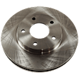 KIT-072924-835 2-Wheel Set Front Brake Disc and Pad Kit, Plain Surface 5 Lugs 276 mm Ceramic, Includes (2) Disc and (1) Pad Set