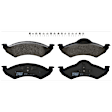 KIT-072924-886 2-Wheel Set Front Brake Disc and Pad Kit, Cross-drilled and Slotted 6 Lugs 287 mm Semi-metallic, Includes (1) Brake Pad Set and (2) Brake Disc