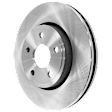 KIT-072924-915 2-Wheel Set Front Brake Disc and Pad Kit, Plain Surface 5 Lugs 329.95 mm Semi-metallic, Includes (1) Brake Pad Set and (2) Brake Disc
