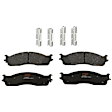 KIT-072924-964 2-Wheel Set Front Brake Disc and Pad Kit, Plain Surface 8 Lugs 353.06 mm Semi-metallic, Includes (2) Brake Disc and (1) Brake Pad Set