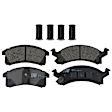 KIT-072924-98 2-Wheel Set Front Brake Disc and Pad Kit, Plain Surface 5 Lugs 259.08 mm Semi-metallic, Includes (2) Brake Disc and (1) Brake Pad Set