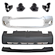 7-Piece Kit, Bumper, Chrome, Includes (1) Bumper, (4) Bumper Bracket, (1) Bumper Cover, and (1) Valance