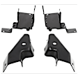6-Piece Kit Bumper Chrome, Includes (1) Bumper, (1) Bumper Bracket, (1) Bumper Cover, (1) Valance and (2) Fog Light