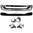 6-Piece Kit, Bumper, Chrome, Includes (1) Bumper, (1) Bumper Cover, (2) Fog Light, and (2) Fog Light Trim