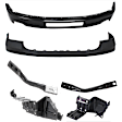 6-Piece Kit, Bumper, Painted Black, Includes (1) Bumper, (4) Bumper Bracket, and (1) Bumper Cover